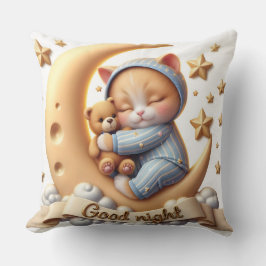 Kitten med en Nalle, Natasha Us-samlingen Kudde