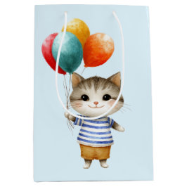 Kitten med födelsedagsballonger | Cute Party Celeb