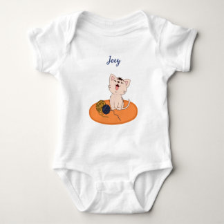 Kitten med Wool Boll T Shirt