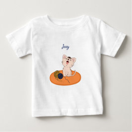 Kitten med Wool Boll T Shirt