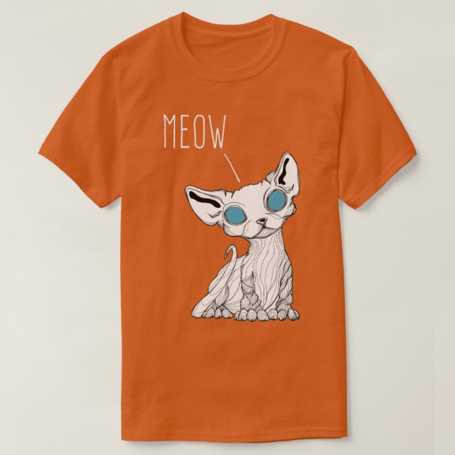 Kitten meow t shirt (Design framsida)