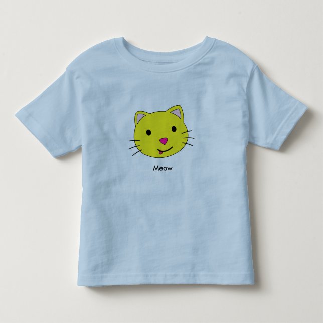 Kitten Meow Tee Shirt (Framsida)