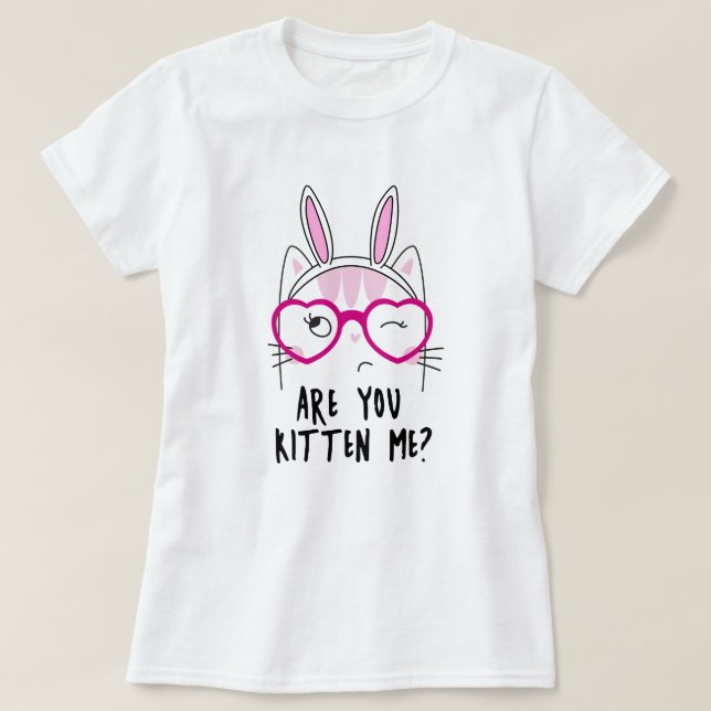 Kitten mig? t shirt (Design framsida)