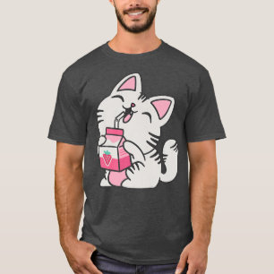 Kitten Mjölk Drink Otaku Neko Japan T Shirt