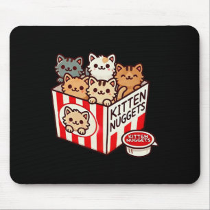 Kitten Nuggets Funny Cute Food Pun Cat Lover Chick Musmatta