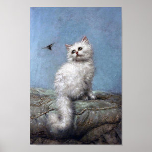 Kitten och Bee, Carl Kahler Poster