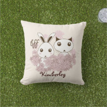 Kitten och Bunny Animal Friends Girls Kids
