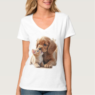 Kitten och Puppy T Shirt