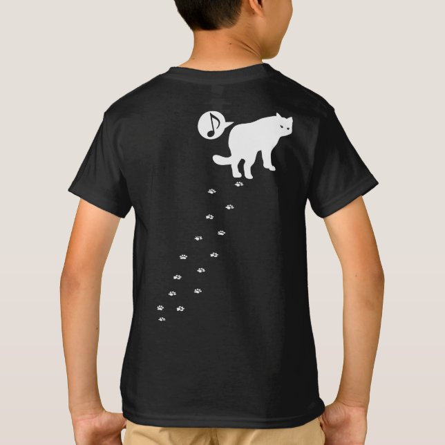 Kitten_Piano T Shirt (Baksida)