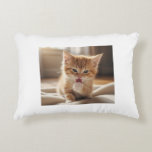 Kitten print Pillow Prydnadskudde<br><div class="desc">Fabric: Brushed Polyester Make a statement without having to say a word when you accent your home with fully customizable pillows. Made from high quality spun polyester, these soft pillows look great with your personalized designs, quotes monograms, and photos. The perfect complement to your living room, bedroom, and even entryways,...</div>