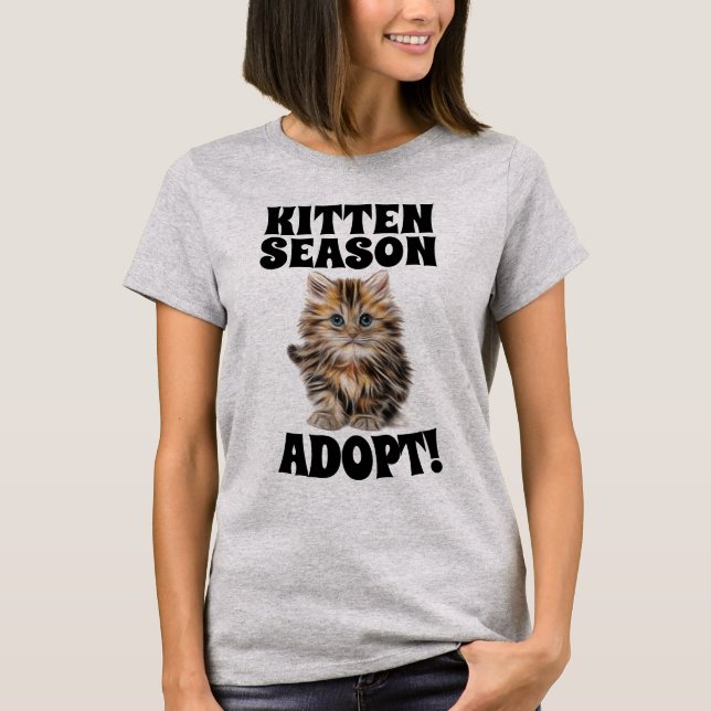 KITTEN SEASON ADOPT! CAT T-SHIRTS (Framsida)