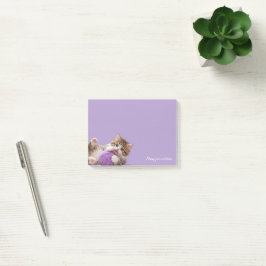 Kitten Stay Pawsitive Sticky Notes Post-it Block