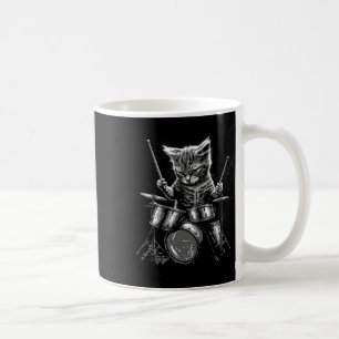 Kitten Sten Band Drummer Cat Speldrums Kaffemugg