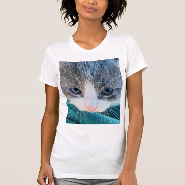 Kitten T-Shirt, Funny T-Shirt (Framsida)