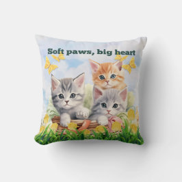 Kitten Theme Dekorativ kudde