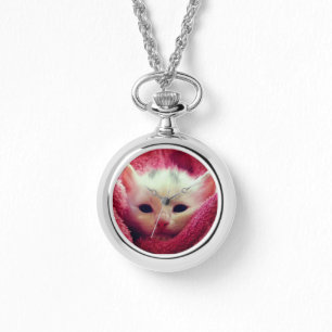 Kitten Watch Necklace Armbandsur