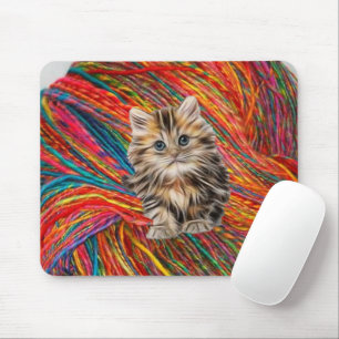Kitten Yarn Mouse Pad! Muspets Musmatta