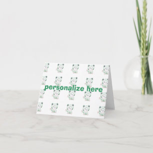 Kittenfrog notecard kort
