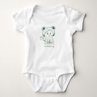 Kittenfrog romper för bebis/småbarn t-shirt