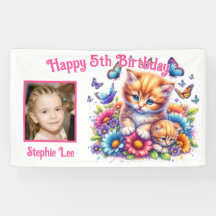 Kittens, Butterflies, Flowers & Photo
