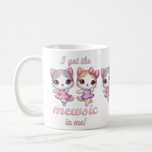 Kittens Dancing Kaffemugg (Vänster)