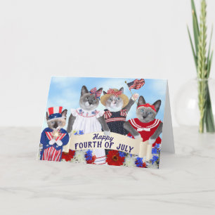 Kittens fjärde hälsningskort i juli kort