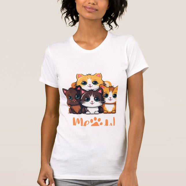 Kittens för T-Shirt (Framsida)