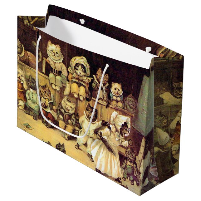 Kittens från en kattskola, Louis Wain Poster (Framsidan Vinklad)