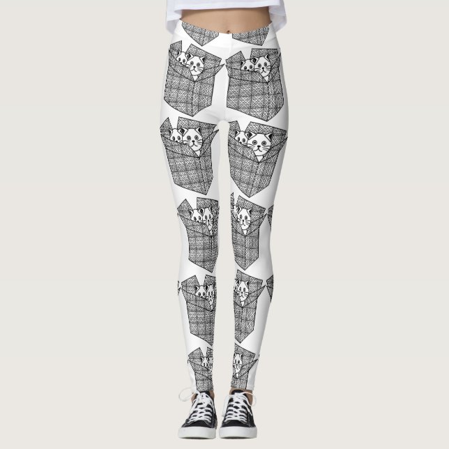 Kittens i en box Thunder_Cove Leggings (Framsida)