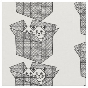 Kittens i en box Thunder_Cove Tyg