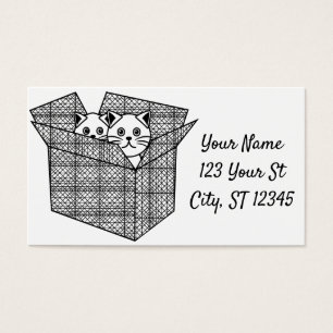 Kittens i en box Thunder_Cove Visitkort
