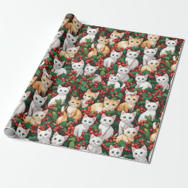 Kittens i Holly-julen Presentpapper