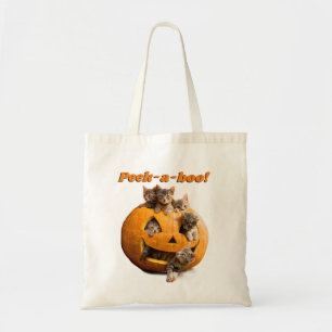 Kittens i Jack-o-Lantern Tygkasse