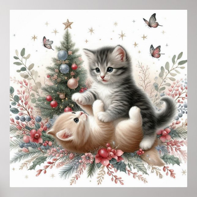 Kittens jultomte poster (Framsidan)