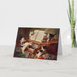 Kittens och Piano Inbjudan