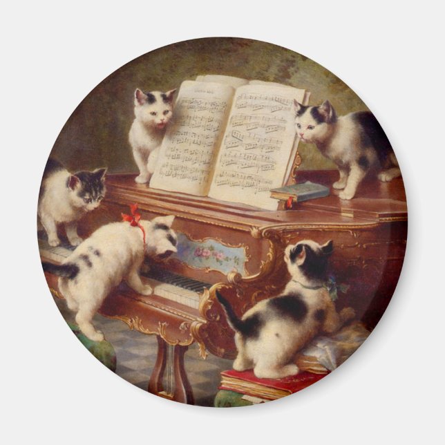 Kittens och Piano Magnet (Framsidan)