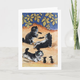 Kittens och Råttor, Louis Wain Kort
