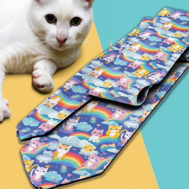 Kittens på Rainbows över den topplustiga Lycklig Slips (Skapare uppladdad)