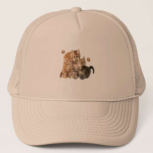 Kittens produkter truckerkeps (Framsida)