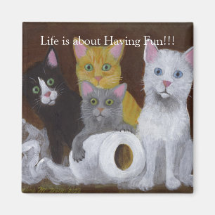 Kittens Roligt Magnet