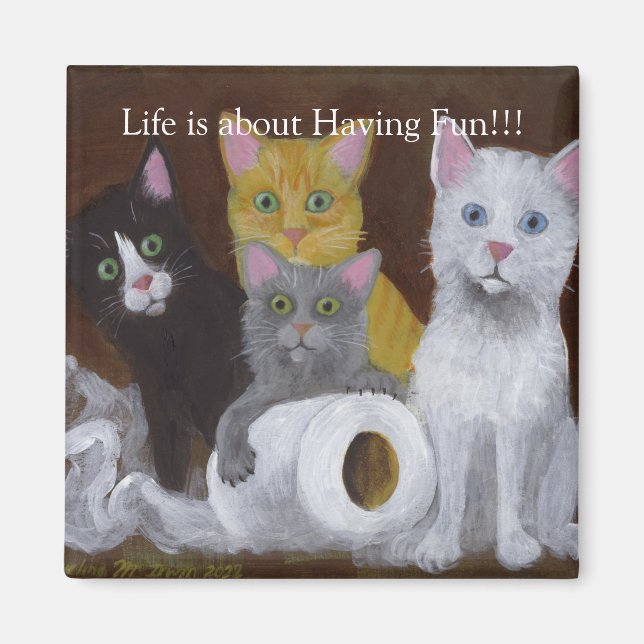 Kittens Roligt Magnet (Framsidan)