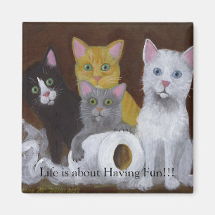 Kittens Roligt Magnet