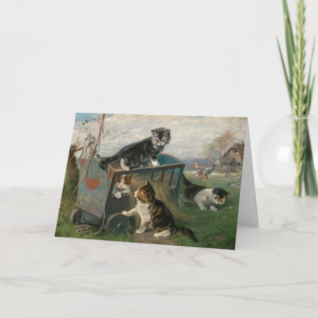 Kittens Spela | Julius Adam the Younger Kort (Framsida)