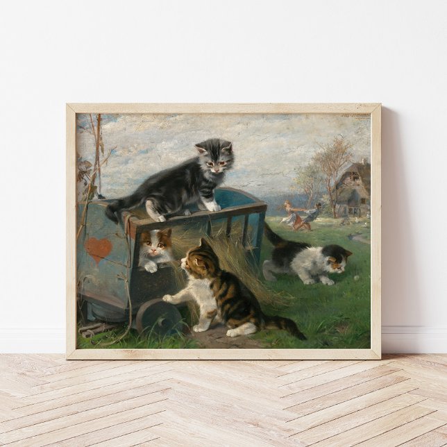 Kittens Spela | Julius Adam the Younger Poster (Skapare uppladdad)