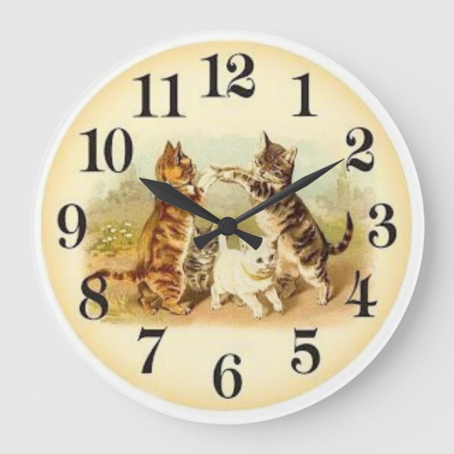 Kittens stil 1 stor klocka (Framsida)