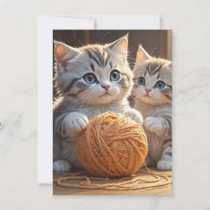 Kittens Tack Kort