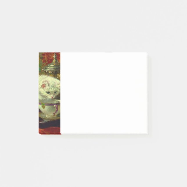 Kittens Tea Party Post-it Block (Framsida)