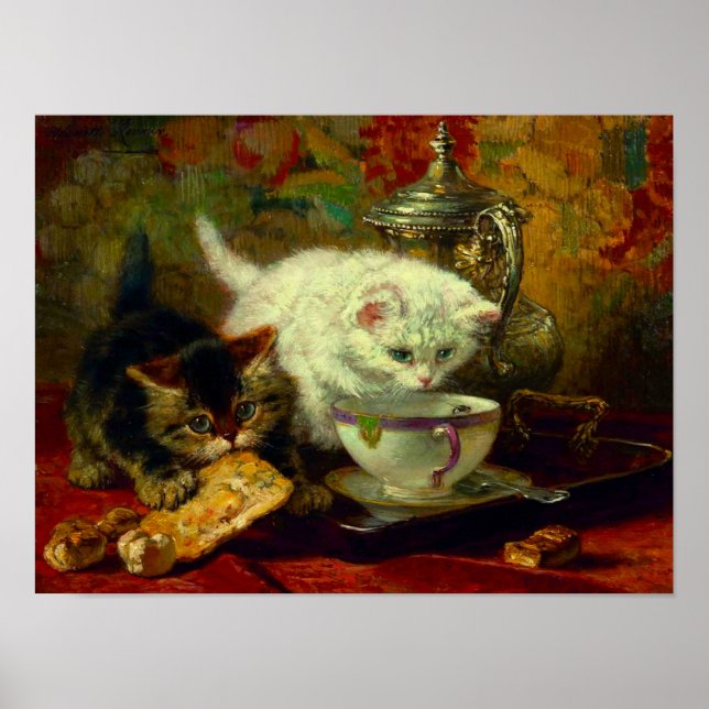 Kittens Tea Party Poster (Framsidan)