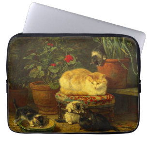 Kittens vid Play Laptop Fodral