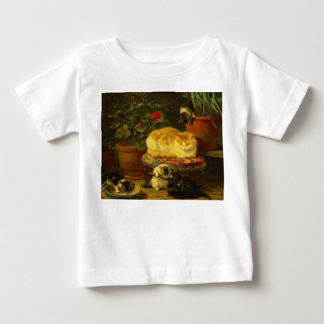 Kittens vid Play T Shirt (Framsida)